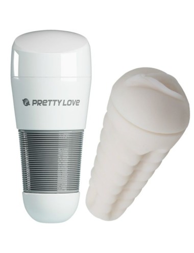 PRETTY LOVE - MASTURBADOR DE VAGINA KITTY WHITE