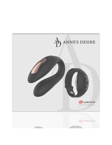 ANNE'S DESIRE - DUAL PLEASURE TECNOLOG UM WATCHME PRETO