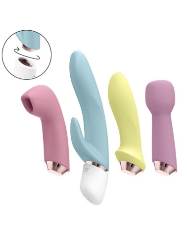 SATISFYER - MARVELOUS FOUR CONJUNTO VIBRADOR E PULSO DE AR