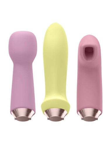 SATISFYER - MARVELOUS FOUR CONJUNTO VIBRADOR E PULSO DE AR