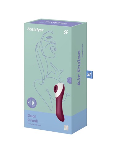 SATISFYER - VIBRADOR DE PULSO DE AR DUAL CRUSH