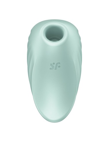 SATISFYER - ESTIMULADOR E VIBRADOR DE PULSO DE AR PEARL DIVER VERDE