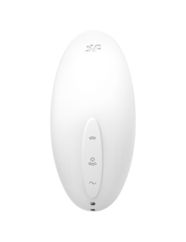 SATISFYER - ESTIMULADOR E VIBRADOR DE PULSO DE AR VULVA LOVER 2 BRANCO