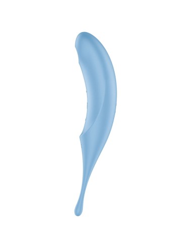 SATISFYER - ESTIMULADOR E VIBRADOR DE PULSO TWIRLING PRO AIR AZUL