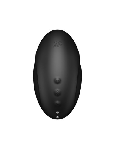 SATISFYER - ESTIMULADOR E VIBRADOR DE PULSO DE AR VULVA LOVER 3 PRETO