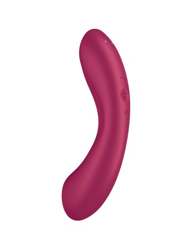 SATISFYER - CURVE TRINITY 1 AIR PULSE VIBRATION VERMELHO