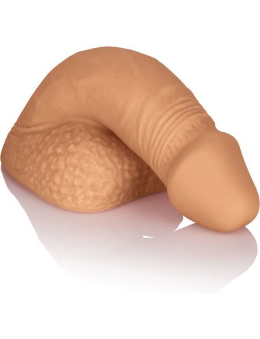 CALEXOTICS - EMBALAGEM DE SILICONE PÊNIS 12.75 CM CARAMELO