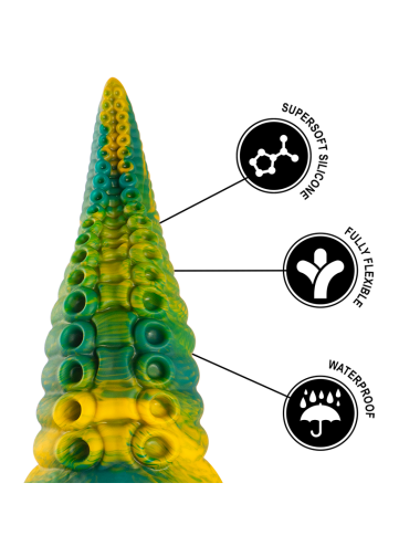 EPIC - DILDO TENTÁCULO VERDE CETUS TAMANHO GRANDE