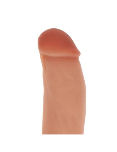GET REAL - DILDO DE SILICONE 18 CM W BOLAS PELE