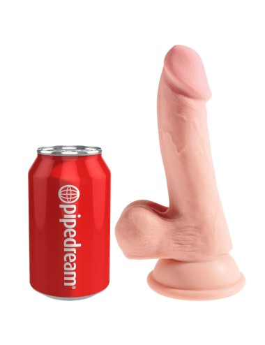 KING COCK - DILDO TRIPLA DENSIDADE 14 CM