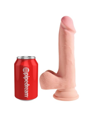 KING COCK - DILDO TRIPLA DENSIDADE 19 CM