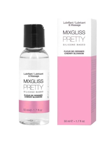 MIXGLISS - BONITO LUBRIFICANTE DE SILICONE FLOR DE CEREJEIRA 50 ML