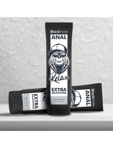 BLACK HOLE - GEL BASE DE ÁGUA DILATAÇÃO ANAL 250 ML