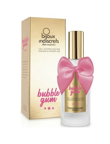 BIJOUX - BUBBLE GUM GEL 2 EM 1 SILICONE GOMA DE MORANGO 100 ML