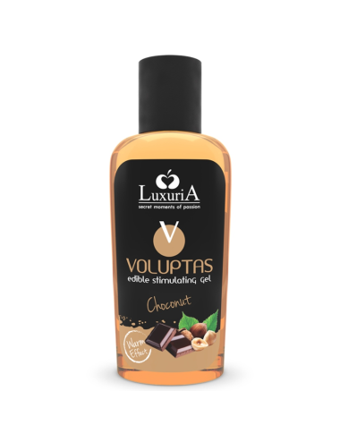 INTIMATELINE LUXURIA - VOLUPTAS GEL DE MASSAGEM COMESTÍVEL EFEITO AQUECEDOR - CHOCONUT 100 ML