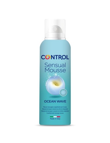 CONTROL - CREME DE MASSAGEM DE ONDAS SENSUAL MOUSSE 125 ML