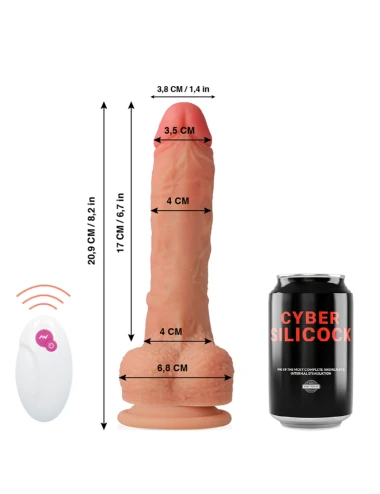 CYBER SILICOCK - CONTROLE REMOTO REALÍSTICO MR RICK 20.9 CM -O- 4 CM