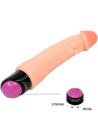 BAILE - VIBRADOR REALISTA FLEXÍVEL 25 CM
