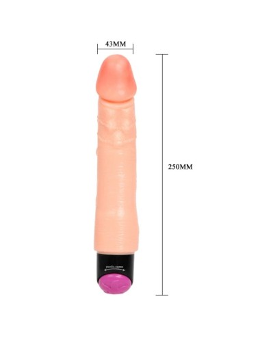 BAILE - VIBRADOR REALISTA FLEXÍVEL 25 CM