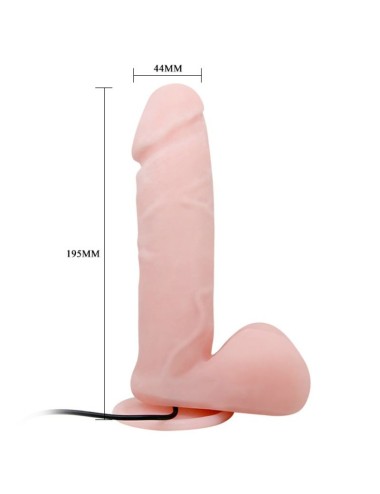 BAILE - VIBRADOR REALÍSTICO OLIVER COM FUNO DE ROTAO