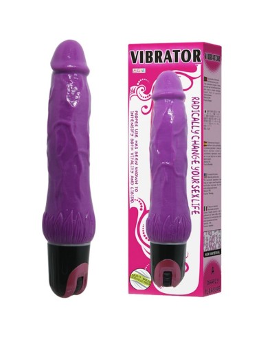 BAILE - VIBRADOR MULTIVELOCIDADE DAAPLY PLEASURE ROXO