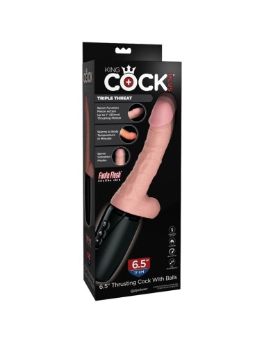 KING COCK - PLUS TRIPLE THREAT TOM DE PELE CLARO
