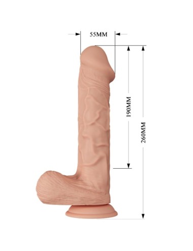 BAILE - BELO ENCONTRO VIBRAO BERQRISI 26 CM NATURAL