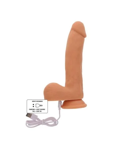 GET REAL - PELE DE DILDO DE CONFIANA DE PULSO MAGNÉTICO