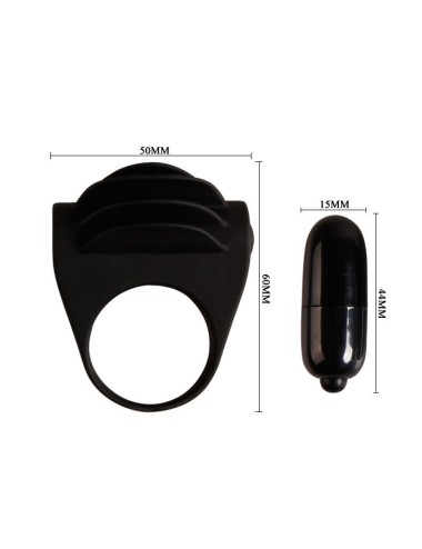 PRETTY LOVE - ANEL VIBRADOR PRETO CHESTER PRETO