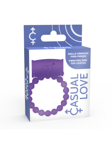 CASUAL LOVE - ANEL VIBRADOR 25 CASAIS VIOLETA