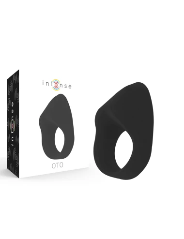 INTENSE - ANEL VIBRADOR RECARREGVEL OTO PRETO