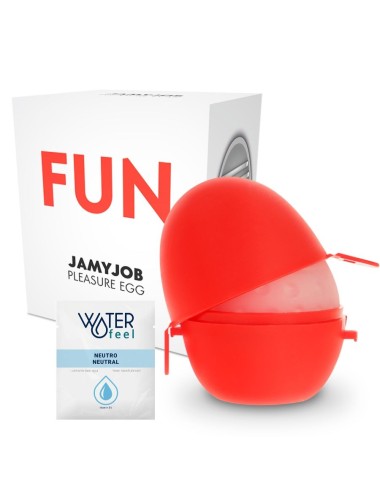 JAMYJOB -MASTURBADOR DE OVO EDIO VERMELHA DISCRETT