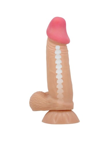 PRETTY LOVE - SÉRIE SLIDING SKIN DILDO REALÍSTICO COM VENTOSA DESLIZANTE PELE 19,4 CM