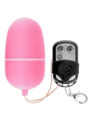 ONLINE - OVO VIBRANTE COM CONTROLE REMOTO M ROSA
