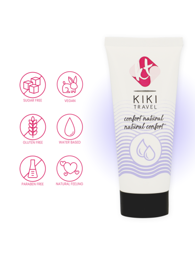 KIKÍ TRAVEL - CONFORT LUBRIFICANTE NATURAL 50 ML