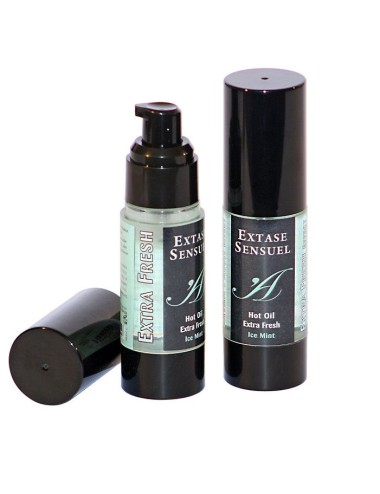 EXTASE SENSUAL - ÓLEO DE MASSAGEM COM EFEITO GELO EXTRA FRESCO 30 ML