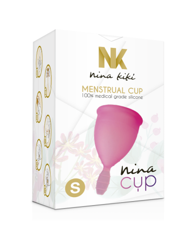 NINA KIKÍ - COPO MENSTRUAL ROSA - TAMANHO S