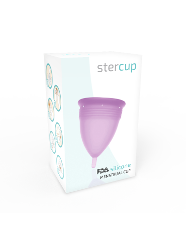 STERCUP - COPO MENSTRUAL DE SILICONE FDA LILAC - TAMANHO L