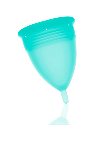 STERCUP - COPO MENSTRUAL DE SILICONE FDA AQUAMARINE - TAMANHO S