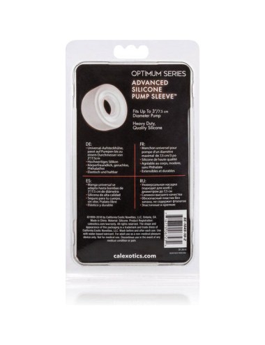 CALEXOTICS - MANGA DE BOMBA DE SILICONE ADV TRANSPARENTE