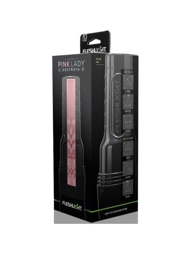 FLESHLIGHT - MASTURBADOR CLSSICO ROSA LADY DESTROYA
