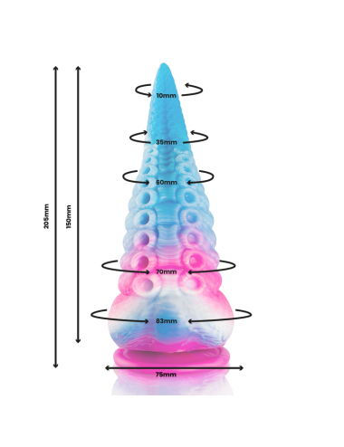EPIC - DILDO DE TENTÁCULO AZUL PHORCYS TAMANHO GRANDE