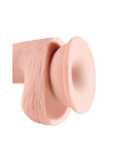 KING COCK - DILDO TRIPLA DENSIDADE 19 CM