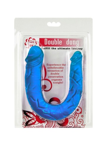 BAILE - DUPLO DONG DILDO DUPLO AZUL