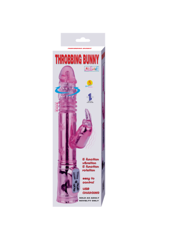 BAILE - ROTADOR THROBBING BUNNY ROSA RAMPANT