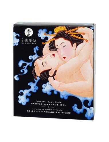 SHUNGA - GEL DE MASSAGEM ERÓTICA ORIENTAL CORPO A CORPO COM FRUTAS EXÓTICAS
