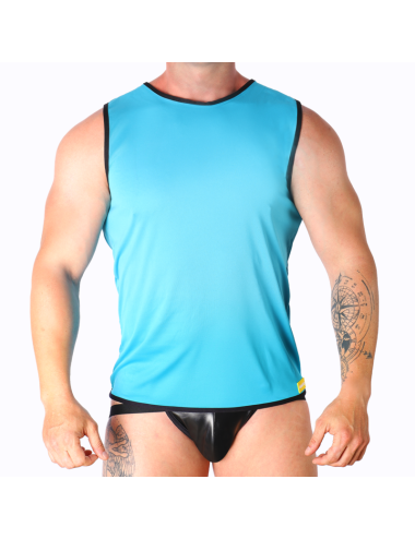 MACHO - T-SHIRT AZUL S/M