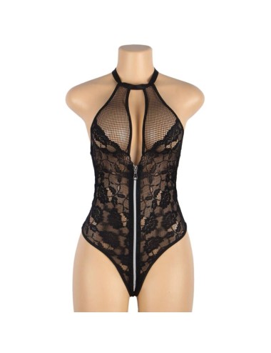 SUBBLIME - TEDDY ZÍPER DE RENDA FLORAL L/XL