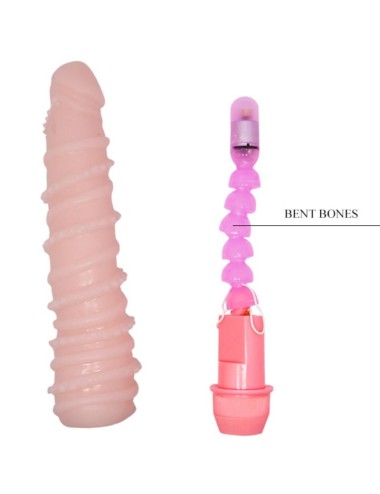 BAILE - VIBRADOR ESPIRAL SENSUAL FLEXI VIBE 19.5 CM