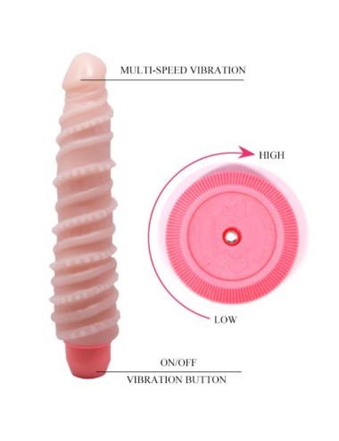 BAILE - VIBRADOR ESPIRAL SENSUAL FLEXI VIBE 19.5 CM